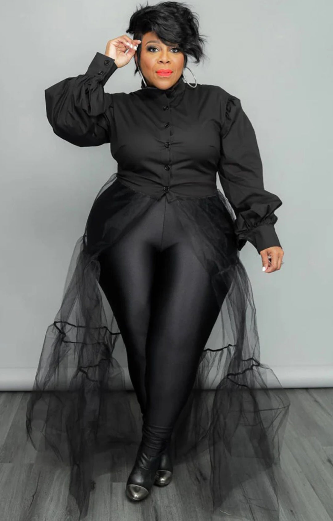 mesh dress shirt Mens Floral Mesh Sheer Shirt Long Sleeve Button Down See-Through Top Blouse M-XL